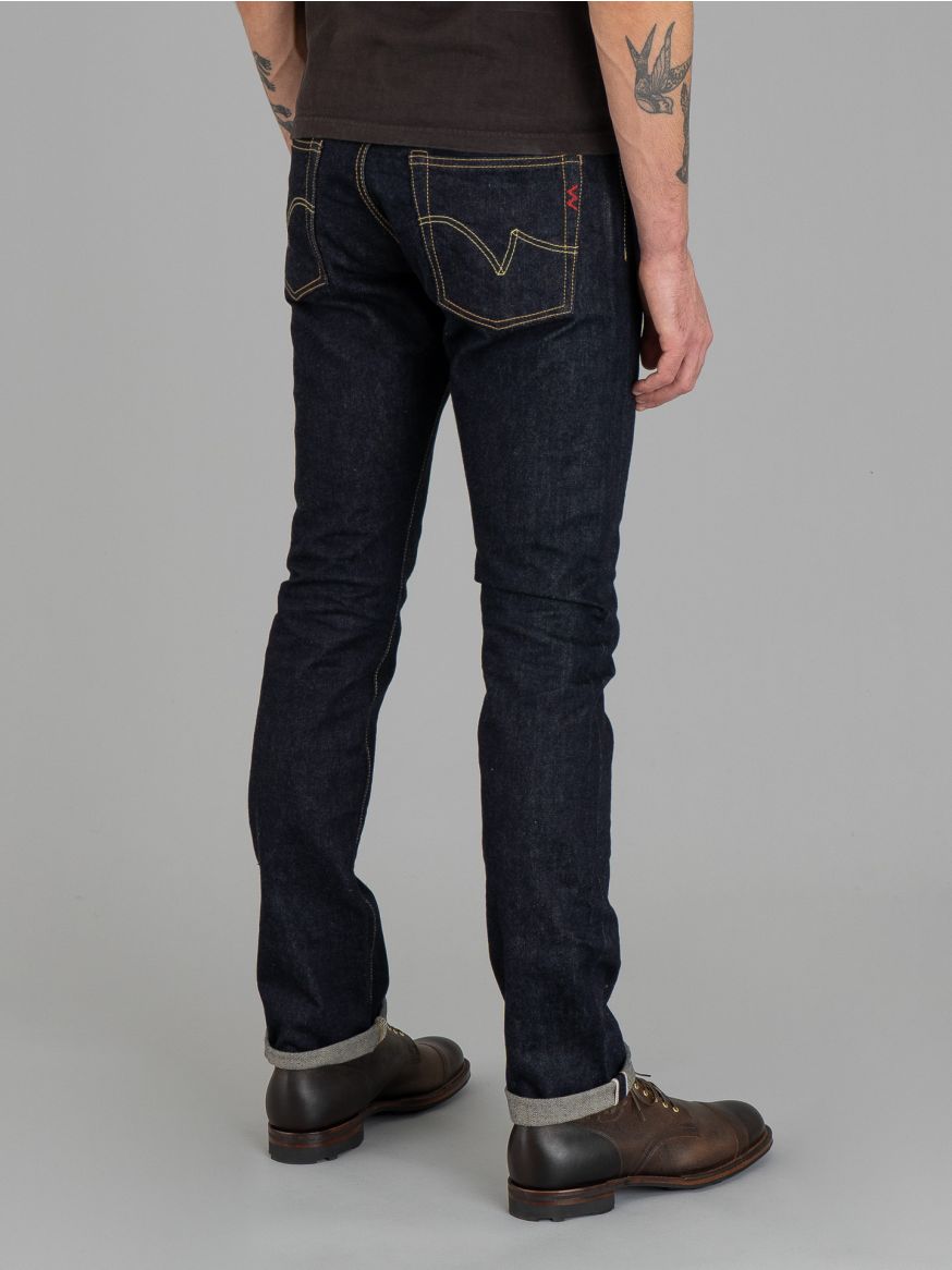 Iron Heart 14oz Indigo Selvedge Jeans IH-555S-142 - Super Slim