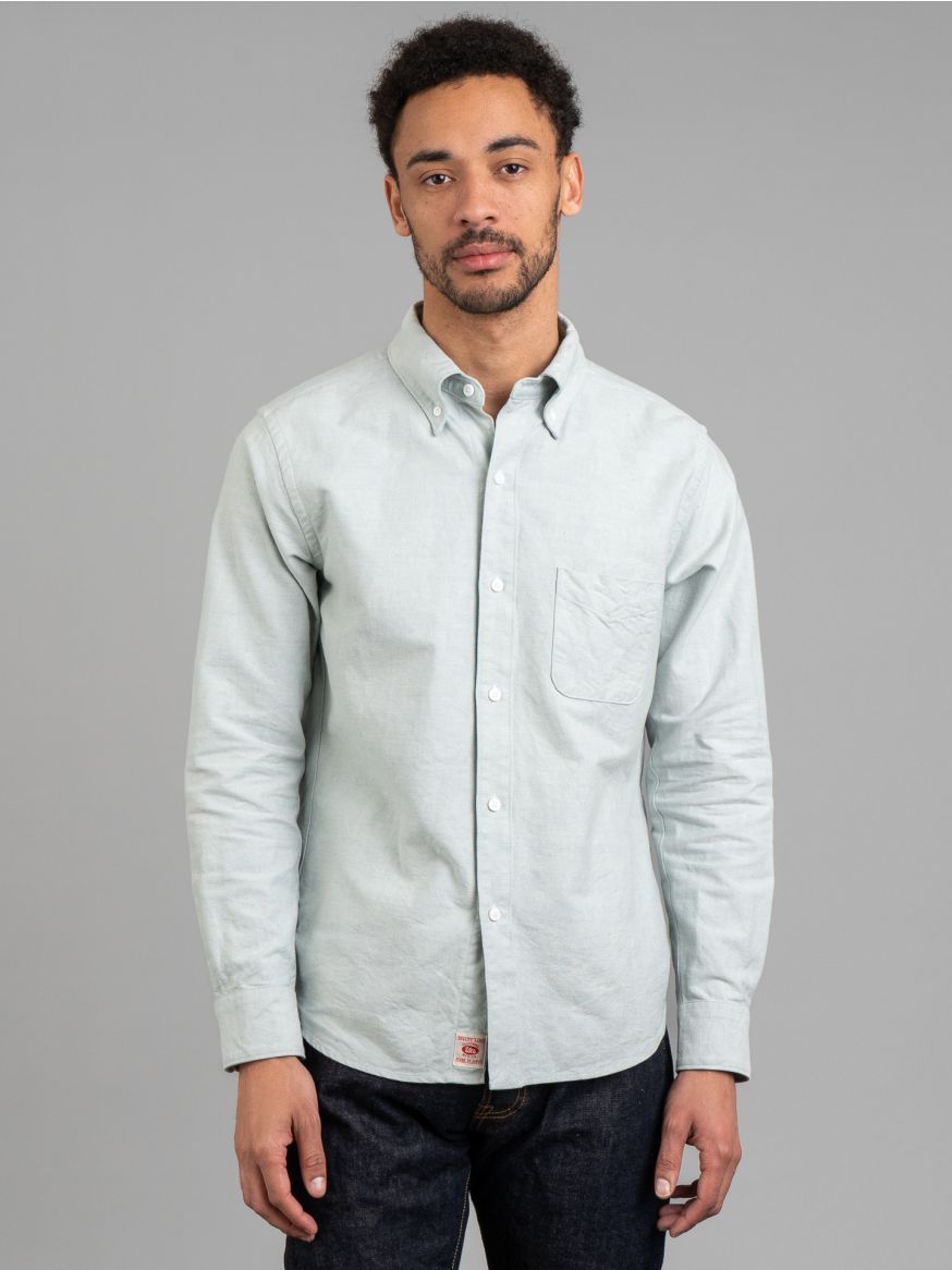 UES Selvedge Oxford Shirt - Light Indigo