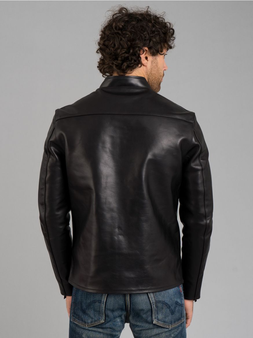 The Flat Head Horsehide Café Racer - Black