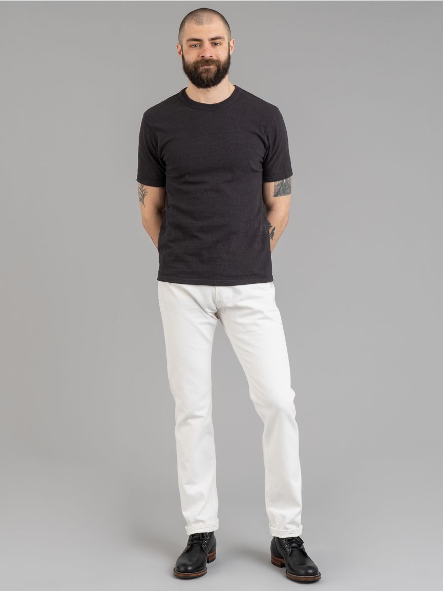 Iron Heart IH-888-WT 13.5oz White Cotton Twill Jeans - Relaxed Tapered