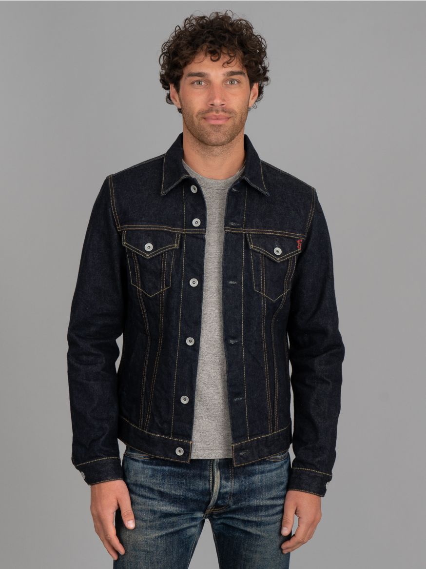 Iron Heart 14oz Selvedge Denim Modified Type III Jacket - Indigo