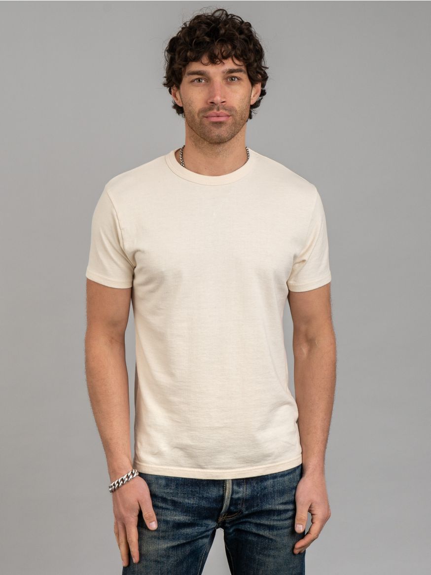 Samurai Inlay Loopwheeled T-Shirt - Ivory