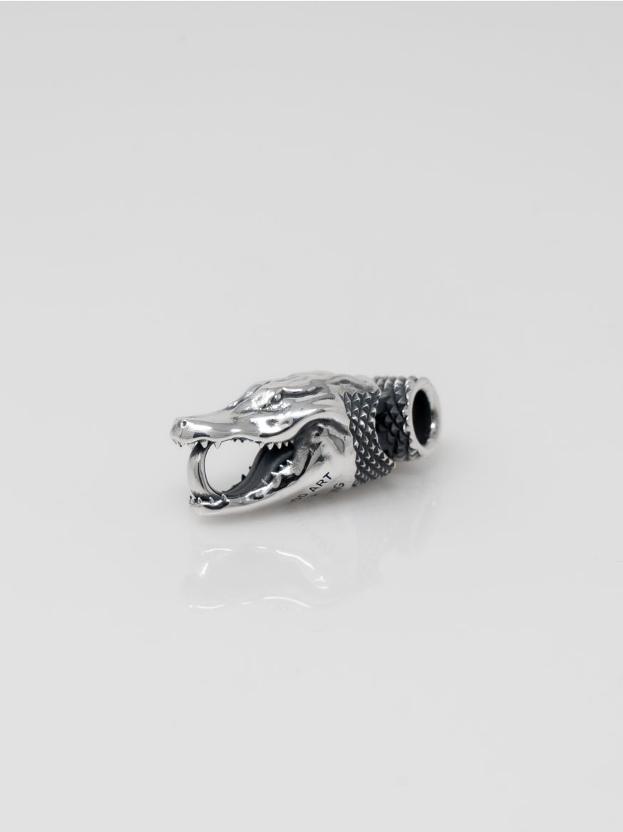 Good Art Sterling Silver Gator Head Pendant