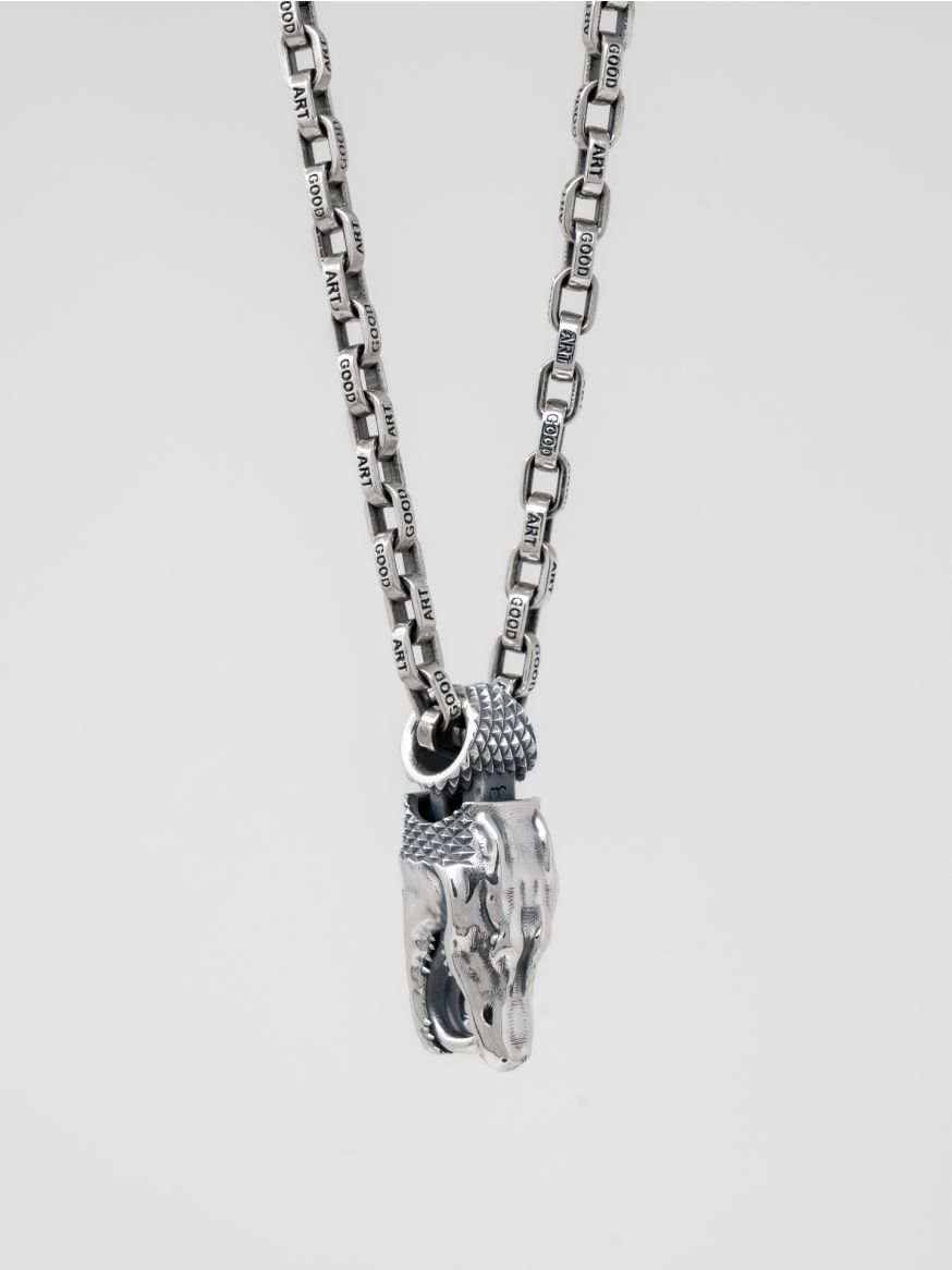 Good Art Sterling Silver Gator Head Pendant