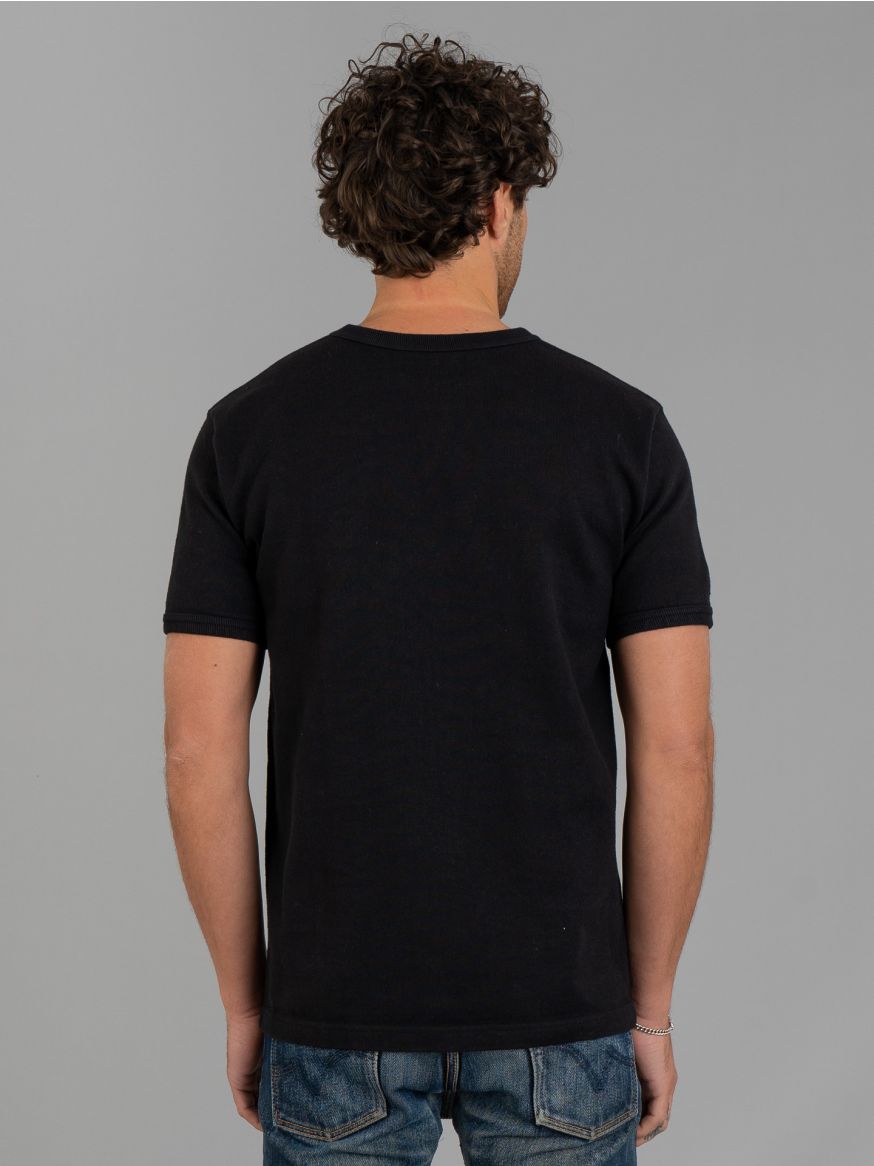 Iron Heart 11oz Heavyweight Crew Neck T Shirt - Black