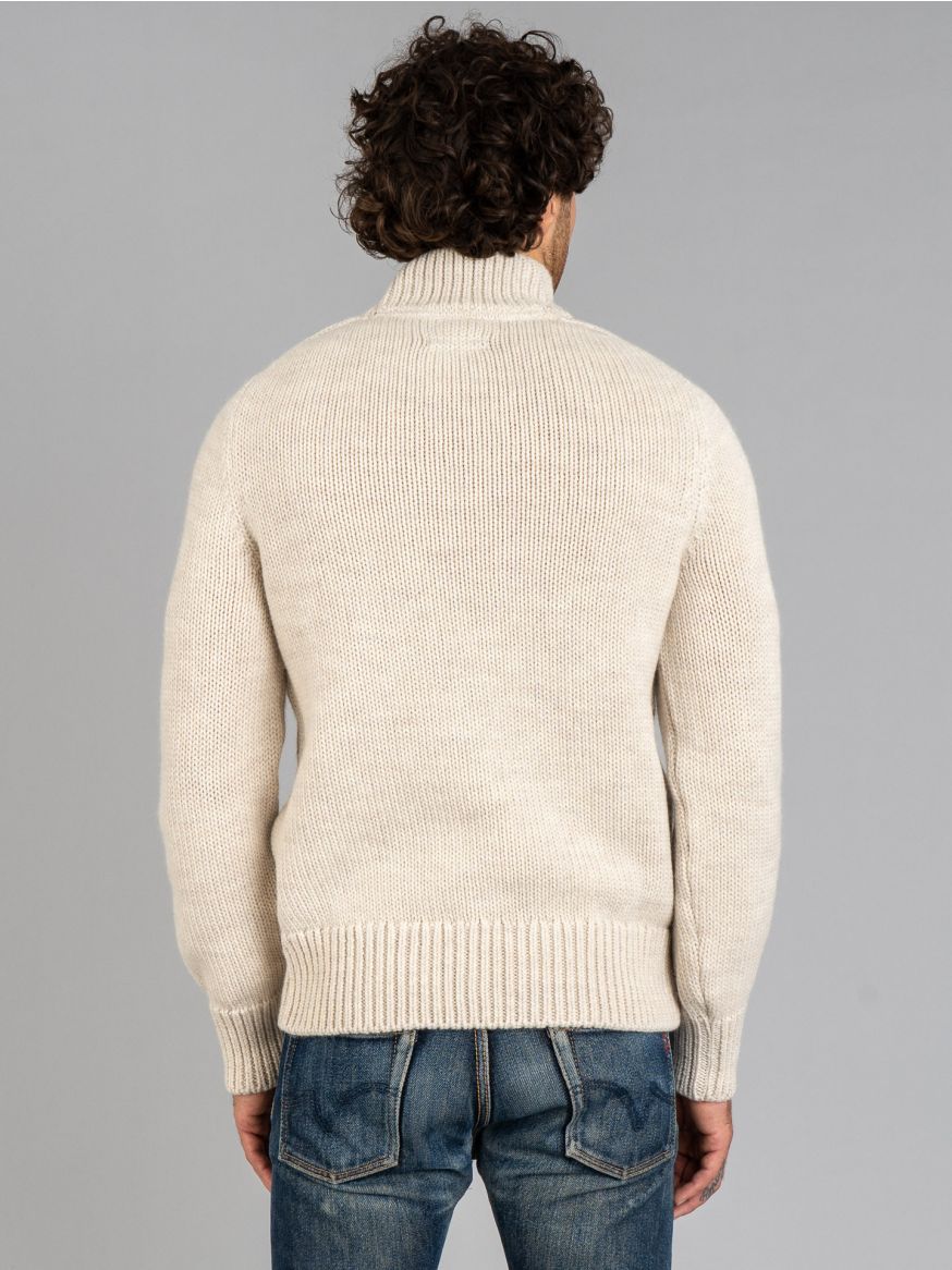 Fleurs De Bagne "Orlock" Wool Sweater - Natural