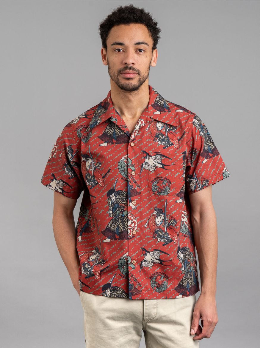 Samurai Hawaiian Shirt - Swallow & Samurai Warrior