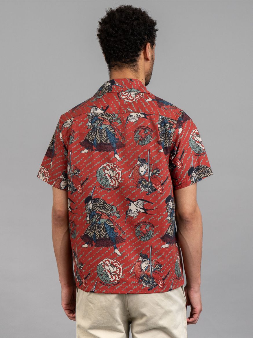 Samurai Hawaiian Shirt - Swallow & Samurai Warrior