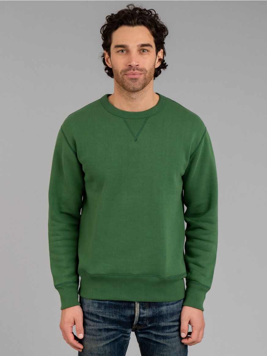 The Real McCoy's 10oz Loopwheeled Crewneck Sweatshirt - Shamrock