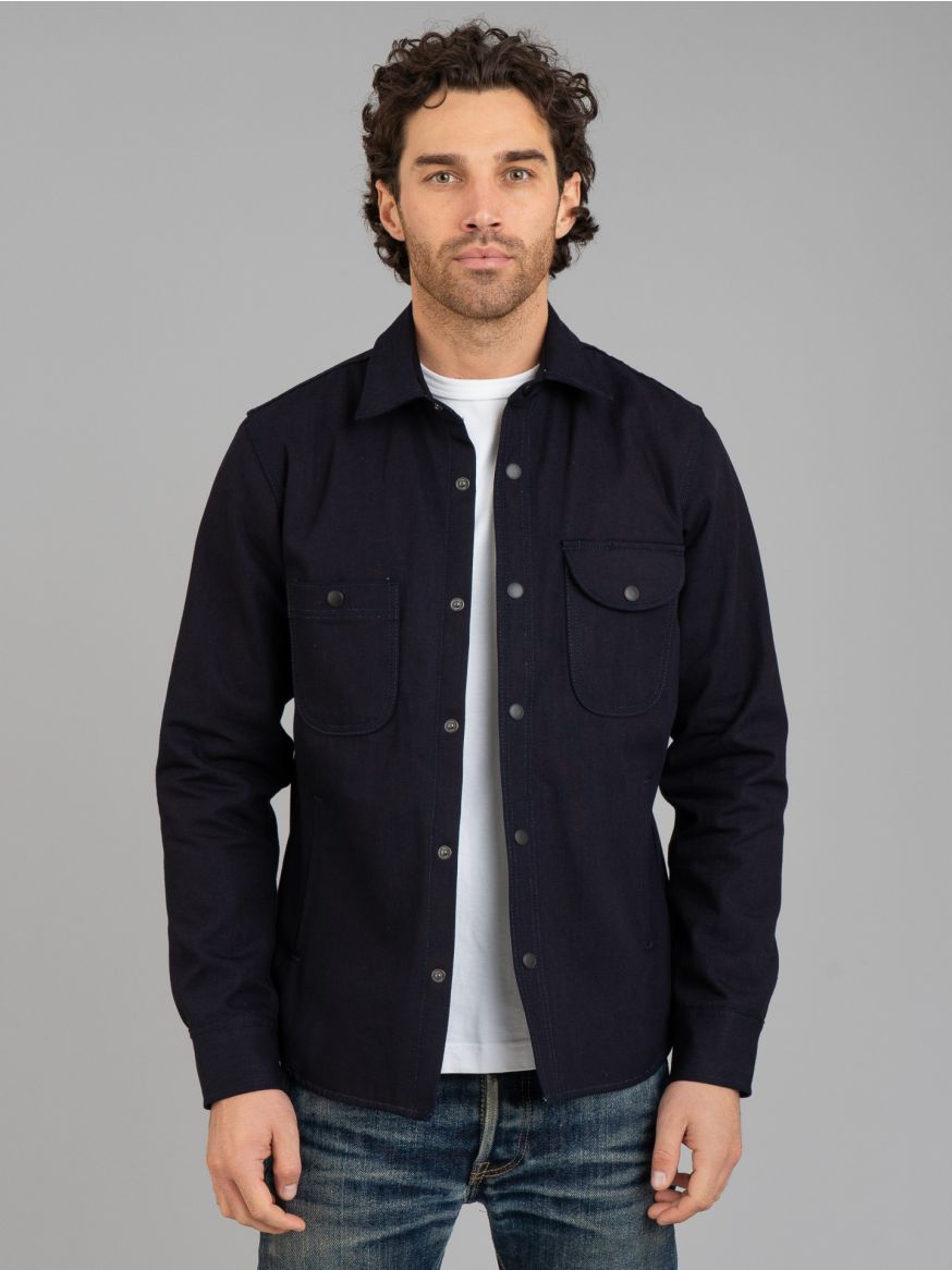 Rogue Territory Lined Service Shirt - Indigo Selvedge Canvas