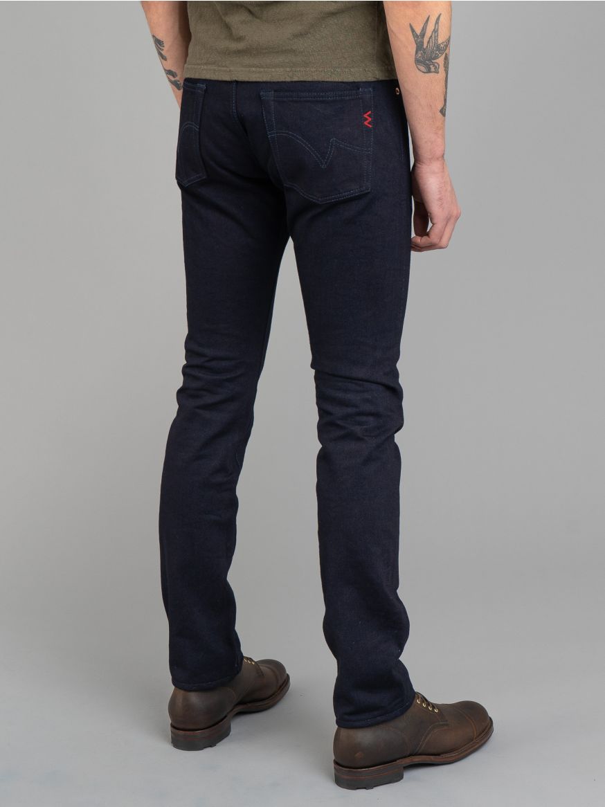 Iron Heart IH-555s-142ii 14oz Double Indigo Jeans - Super Slim