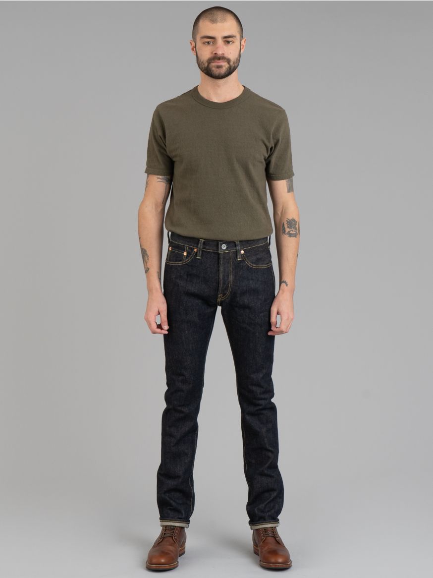 Iron Heart 21oz Indigo Selvedge Jeans IH-555S-21 - Super Slim