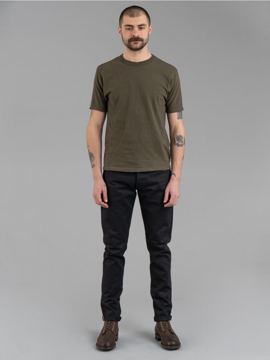 Indigofera Nash Gunpowder Selvedge Jeans - High Tapered