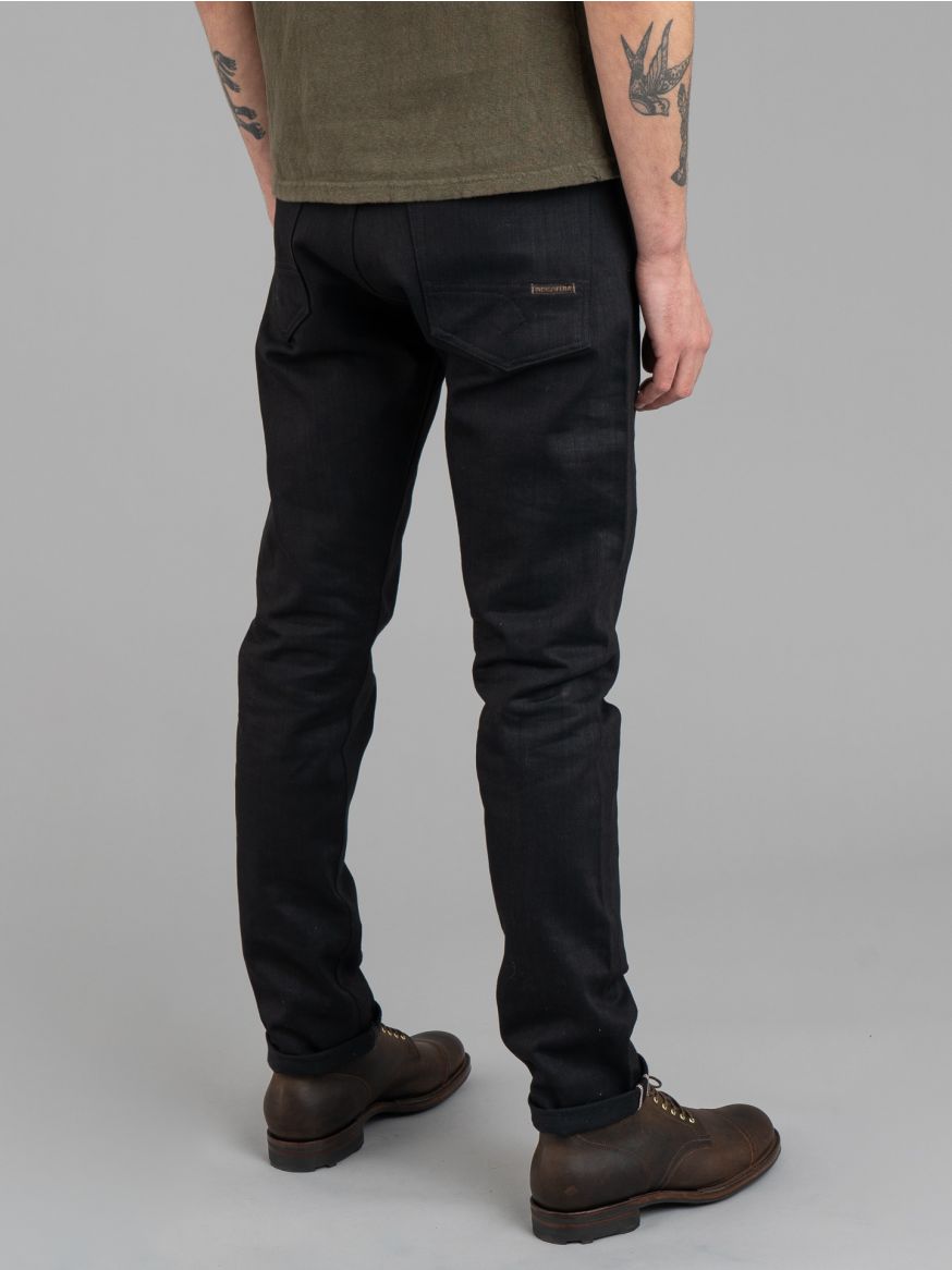 Indigofera Nash Gunpowder Selvedge Jeans - High Tapered