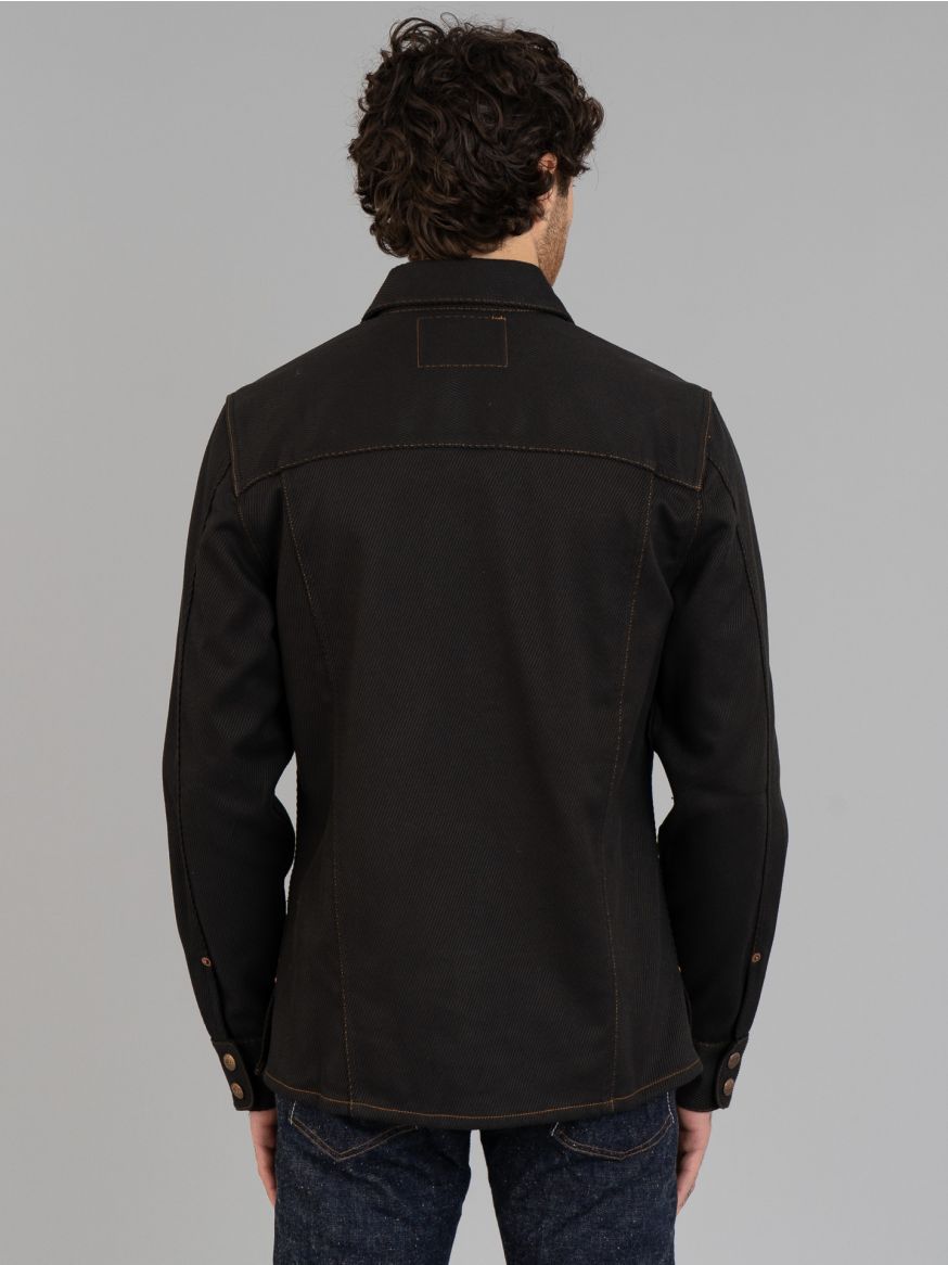 Indigofera Cotton Kersey Copeland Shirt - Gunmetal