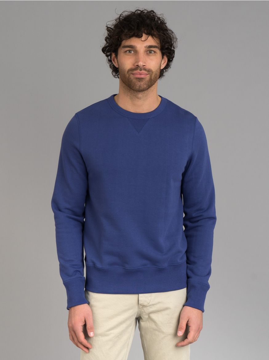 Merz b. Schwanen 346 Heavyweight Crew Neck Sweater – Pacific