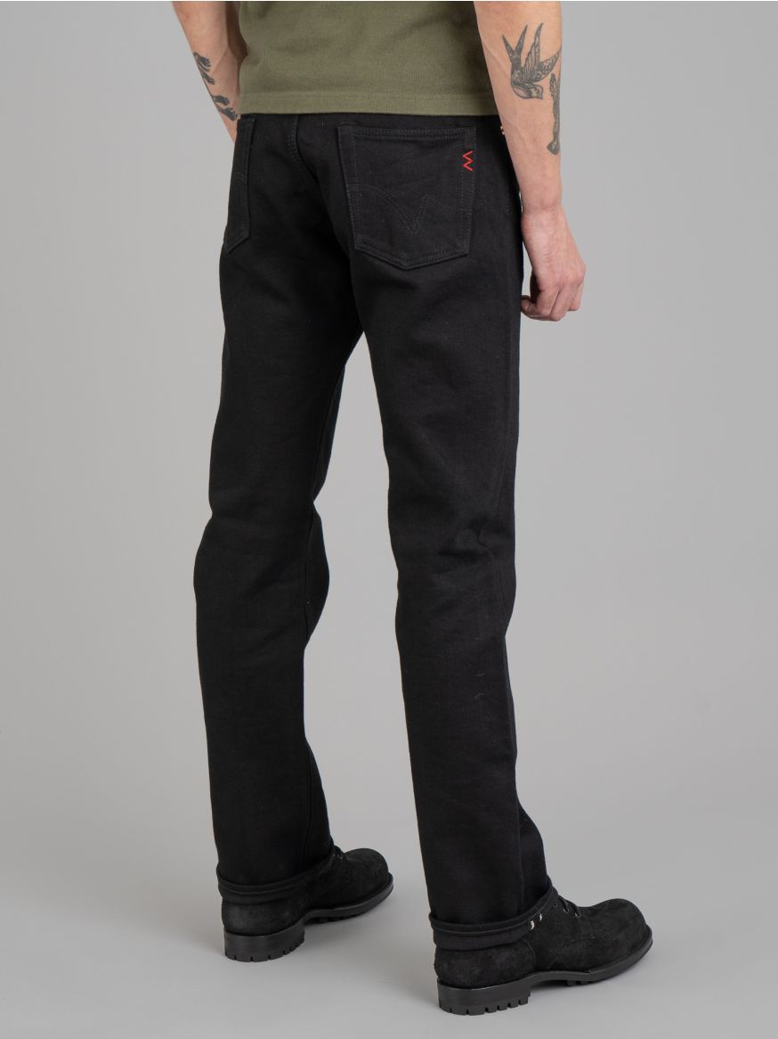 Iron Heart 21oz Superblack Selvedge Jeans IH-634S-SBG - Straight