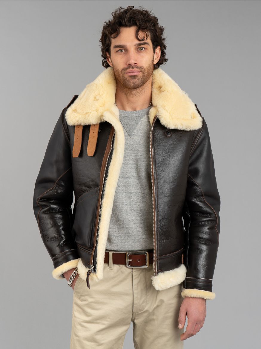 The Real McCoy's Type B3 Sheepskin Flight Jacket