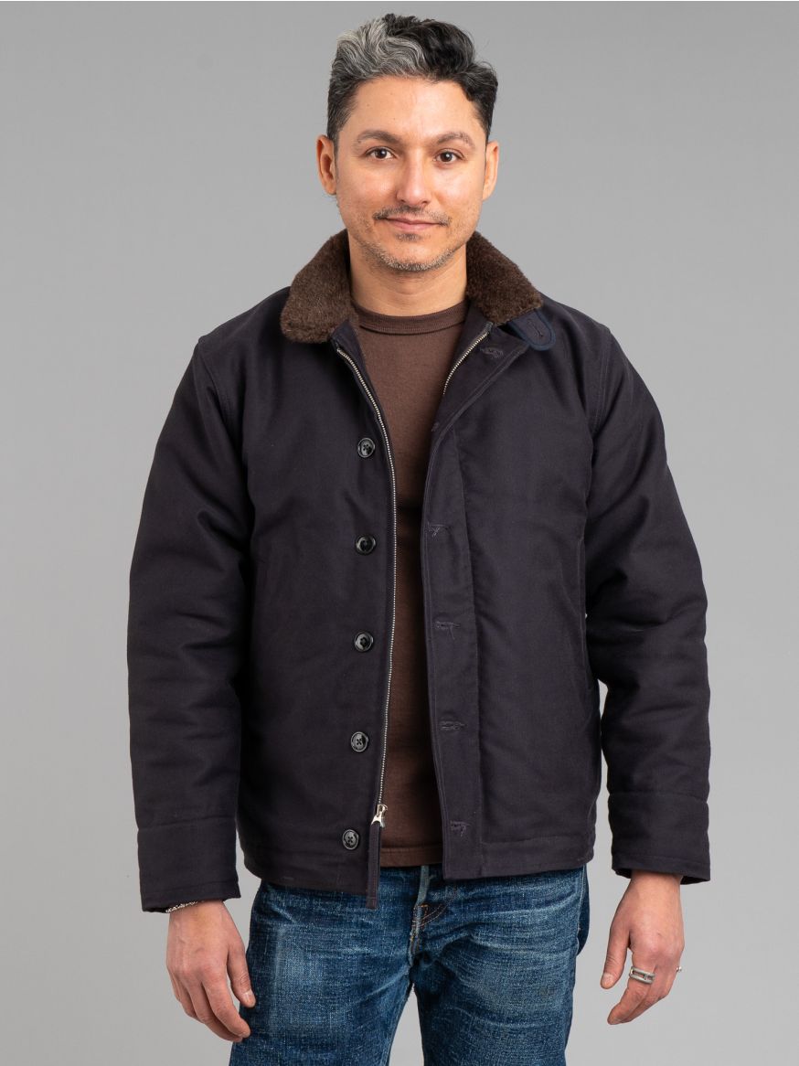 The Real McCoy's N1 Deck Jacket - Navy