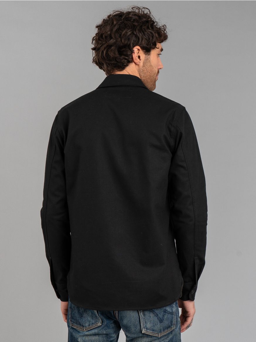 Rogue Territory Japanese Selvedge Canvas Service Shirt - Black