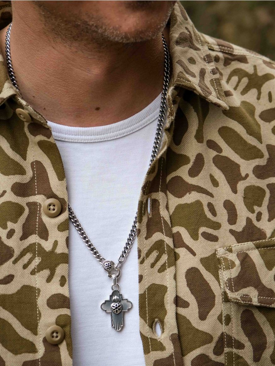 Good Art Sterling Jimmy Cross Pendant - AA
