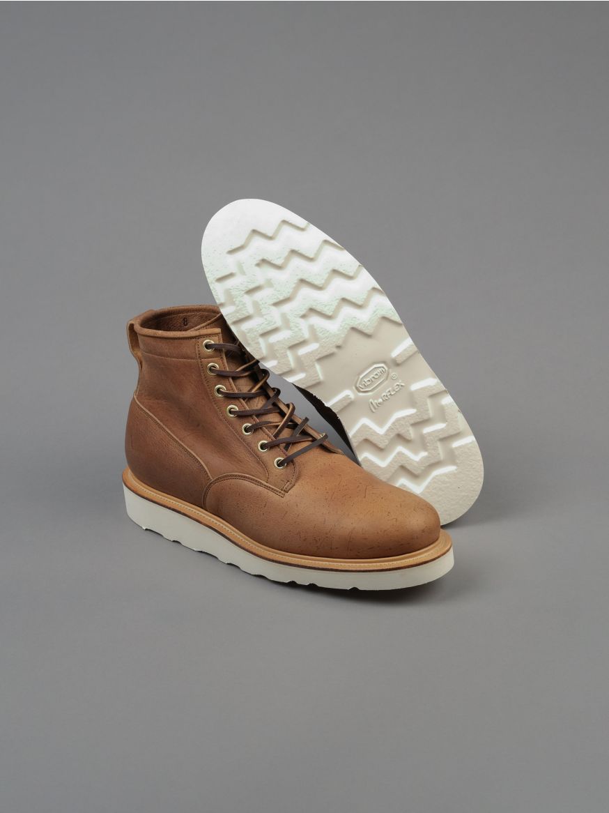 Viberg Scout Boot - Camel Hair Waxed Kudu - 2030