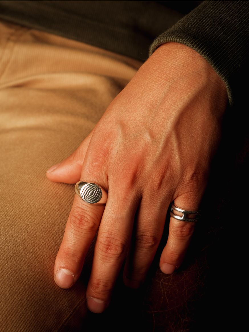 Good Art Sterling Silver Signet Ring - Shazam