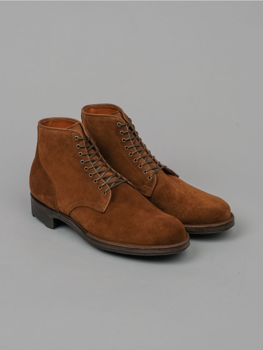 Viberg Service Boot - Parisian Brown Janus Calf Suede - 2030