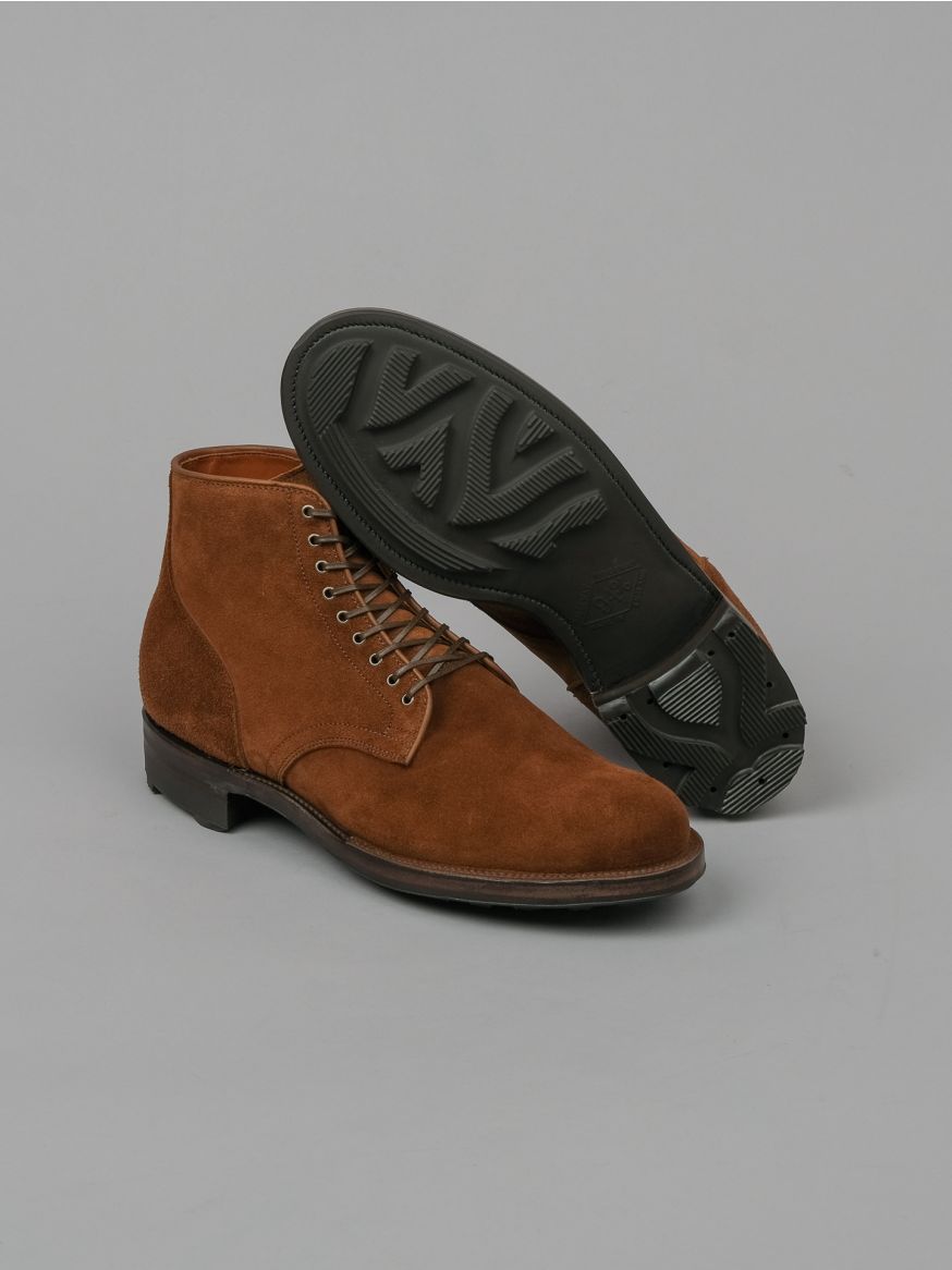 Viberg Service Boot - Parisian Brown Janus Calf Suede - 2030