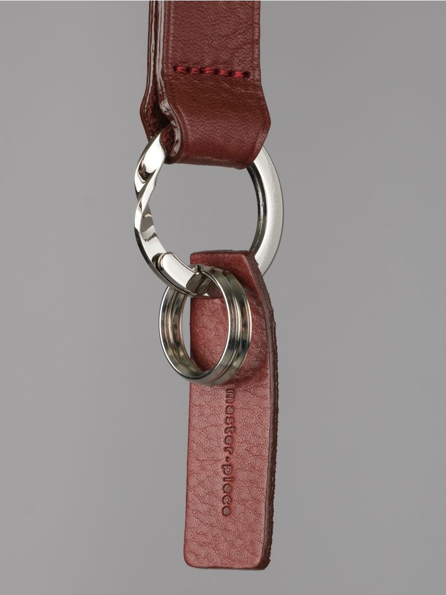 Master-Piece EQ Leather Key Holder - Wine