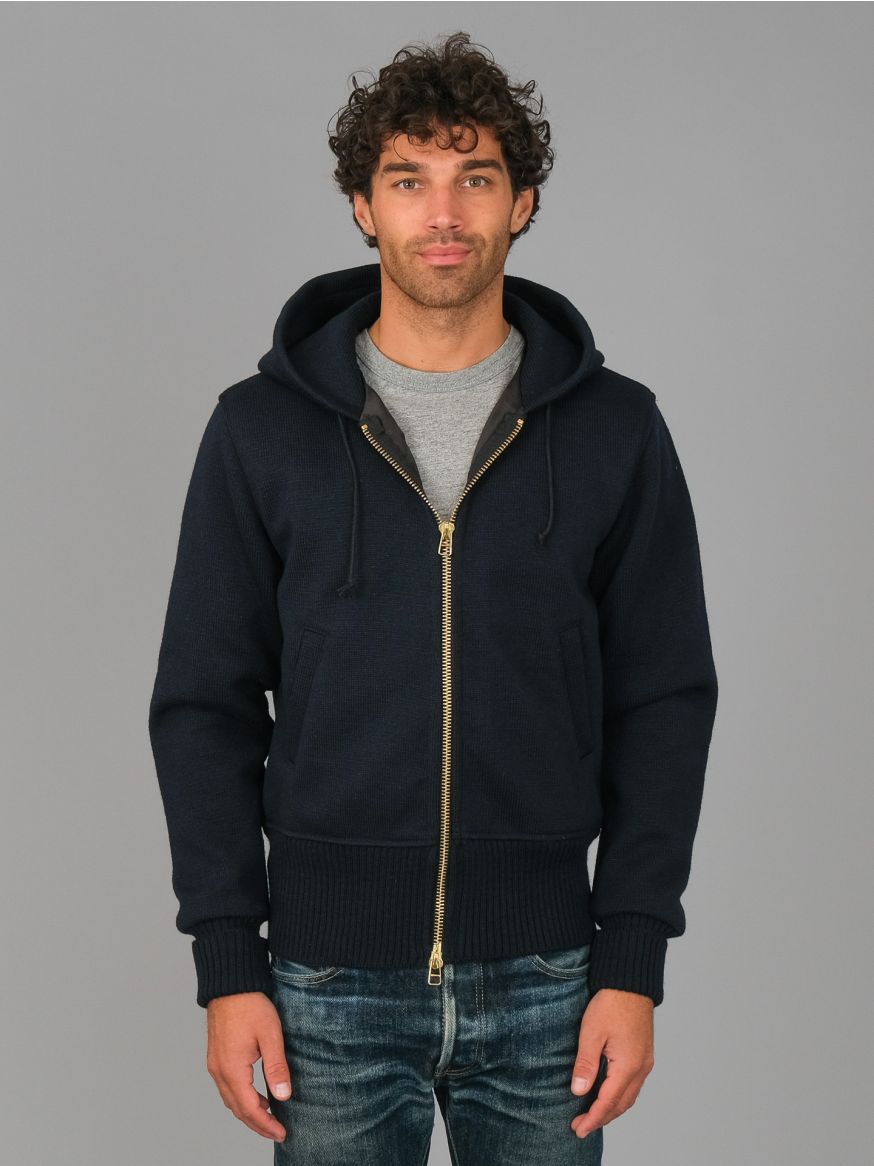 Dehen Full Throttle Moto Hoodie - Dark Navy