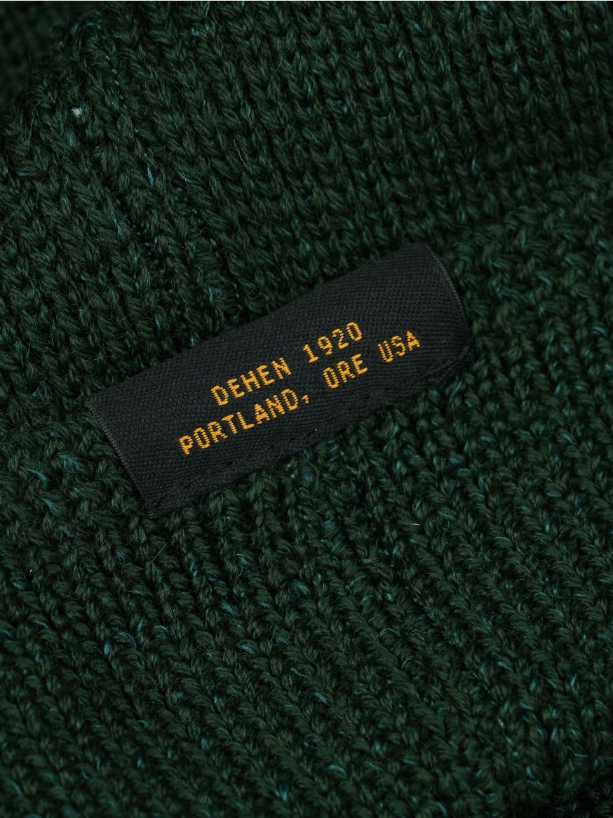 Dehen Wool Knit Watch Cap - Pine