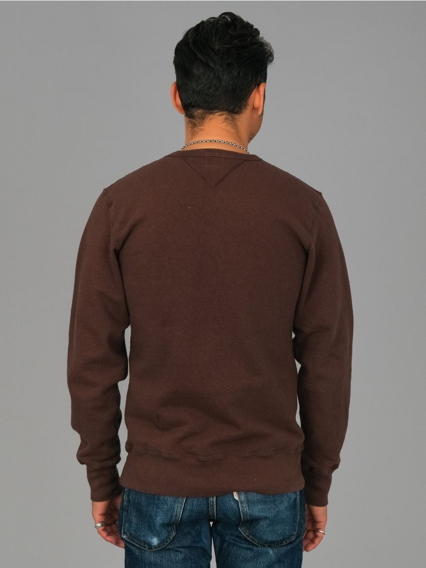 Samurai Japanese Cotton Slub Yarn Sweatshirt - Dark Kuri