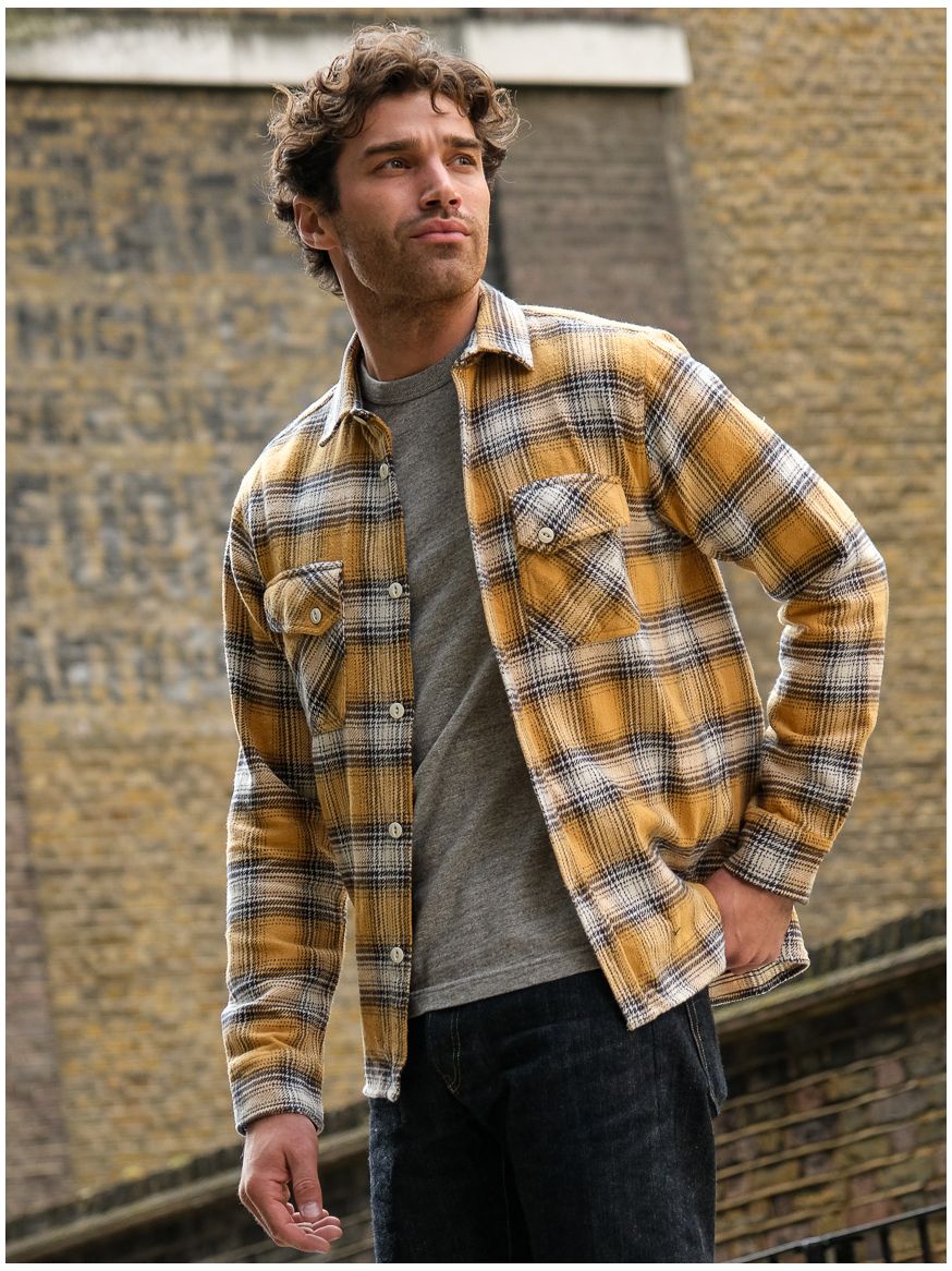 3sixteen Crosscut Flannel - Dijon