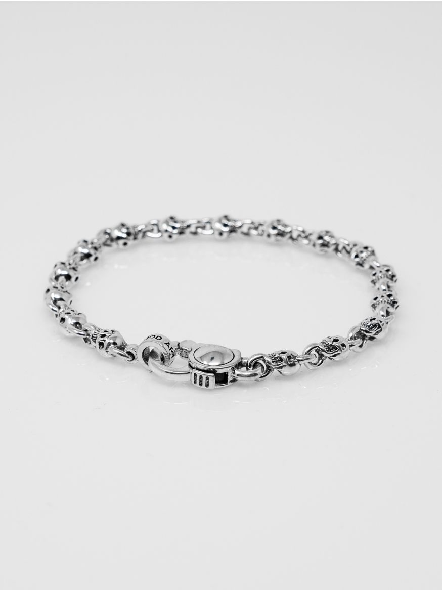 Good Art Sterling Silver Jack Skull Crusher Bracelet