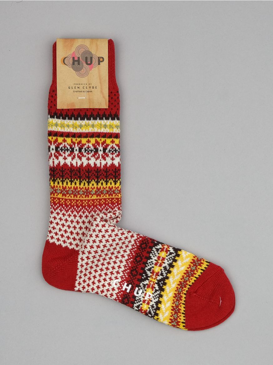 Chup Socks - Nesna - Scarlet