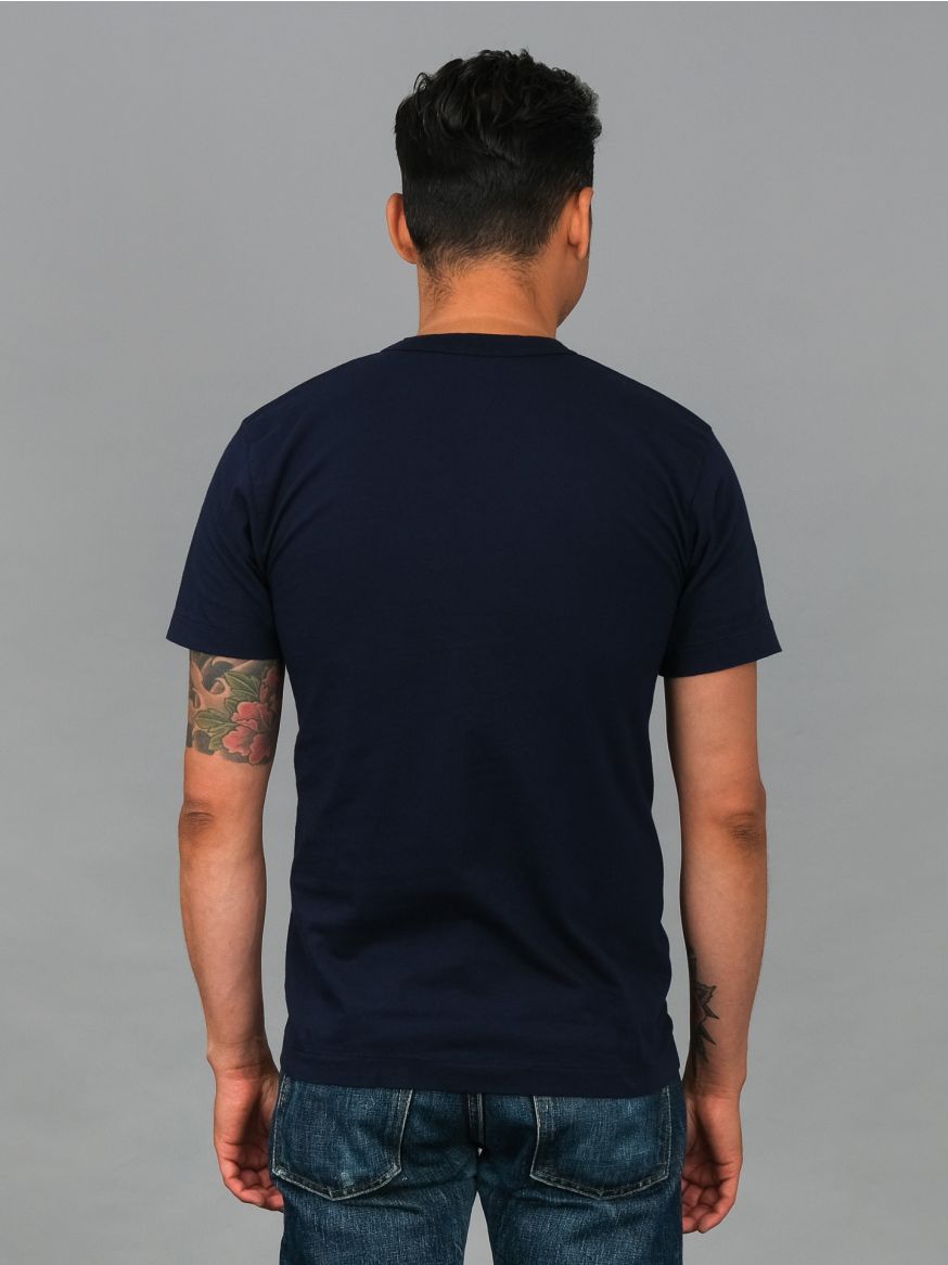 Utilitees Loopwheel Crew Neck T Shirt - Twin Pack - Navy