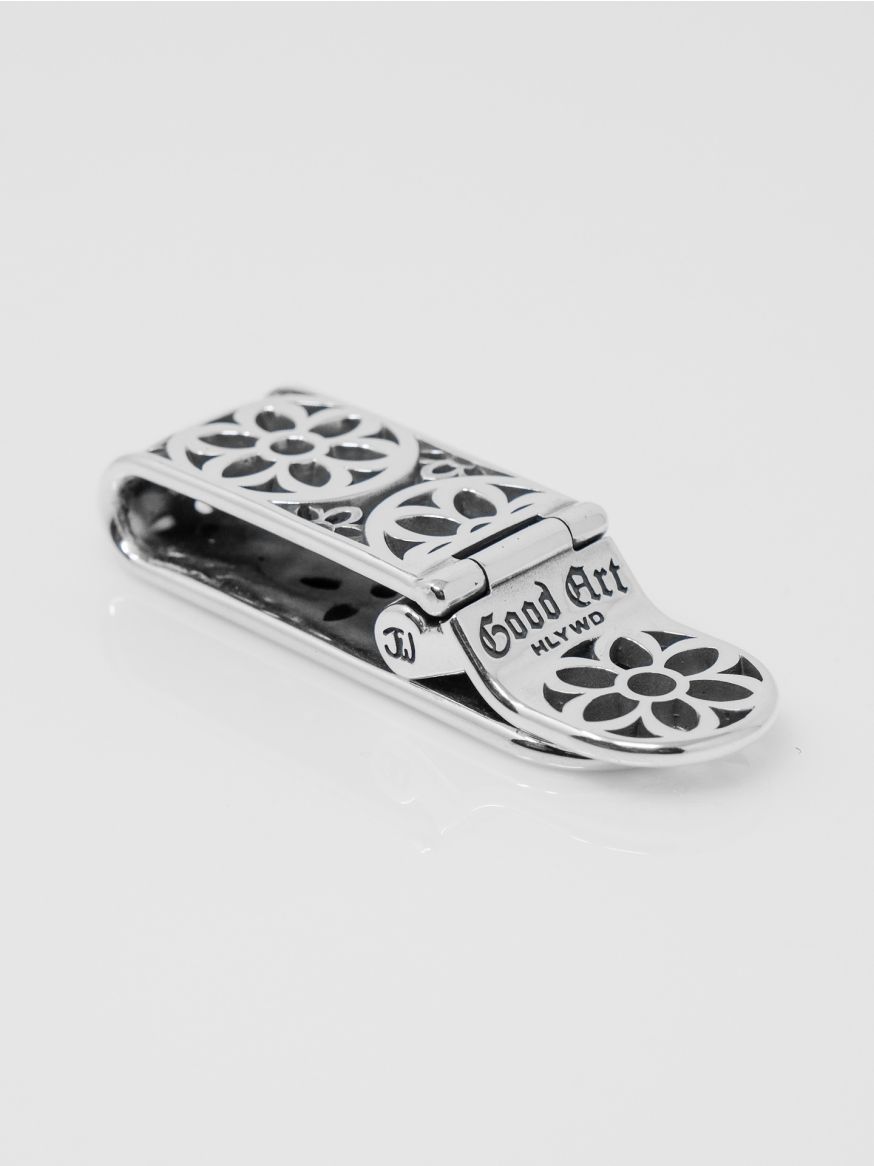 Good Art Sterling Cream Dream Money Clip - Filigree