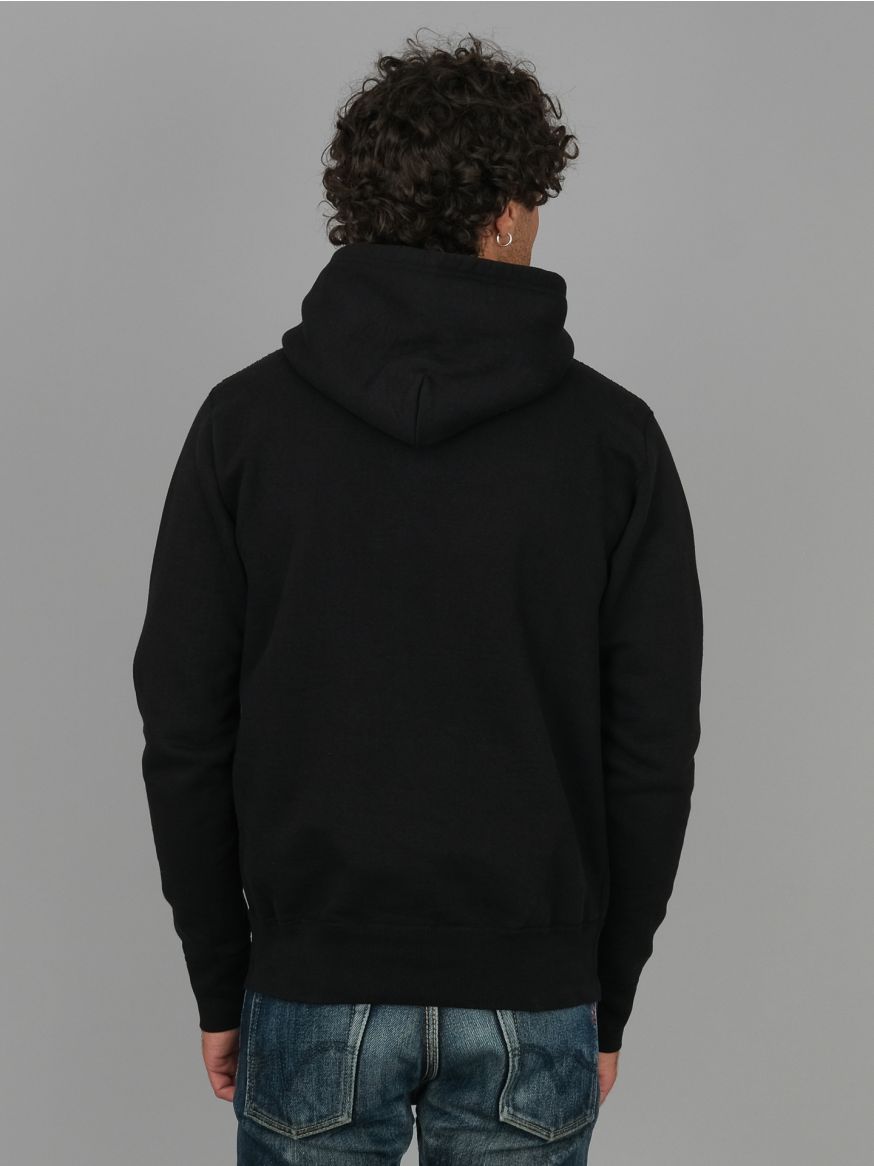 Iron Heart 14oz Ultra Heavyweight Loopwheel Pullover Hoodie – Black