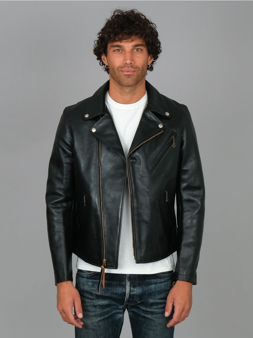 Double Helix ‘Deviant’ Double Rider's  Horsehide Jacket