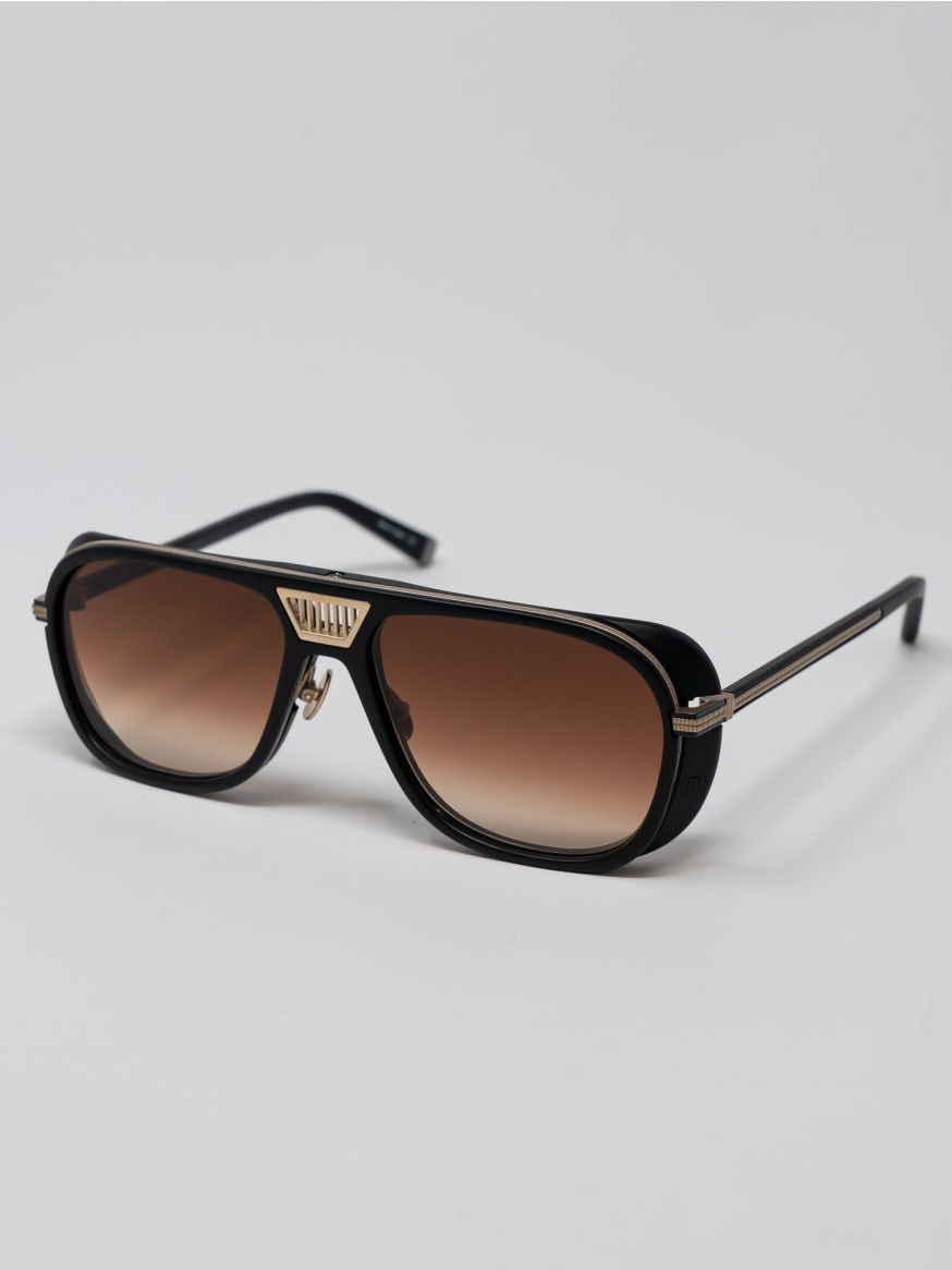 Matsuda M3023-V2 Aviator Sunglasses - Matte Gold