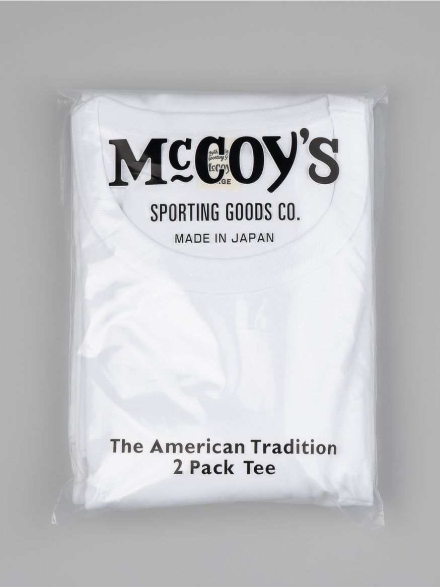 The Real McCoy’s 2 Pack T-Shirt - White