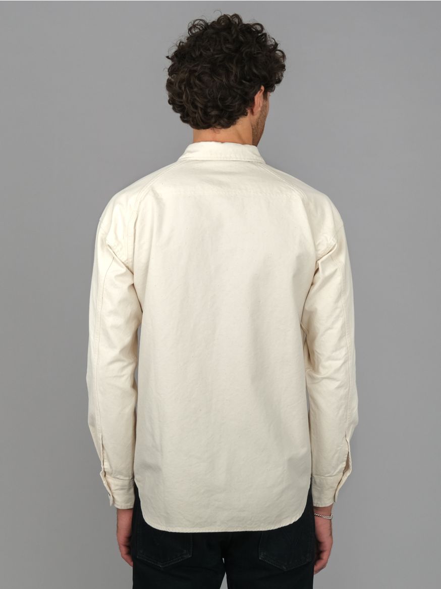 Seuvas 8oz Canvas Raglan Shirt - Natural