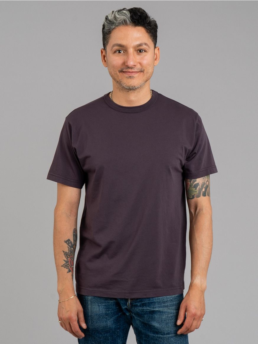 3sixteen Garment Dyed Pima T Shirt - Plum