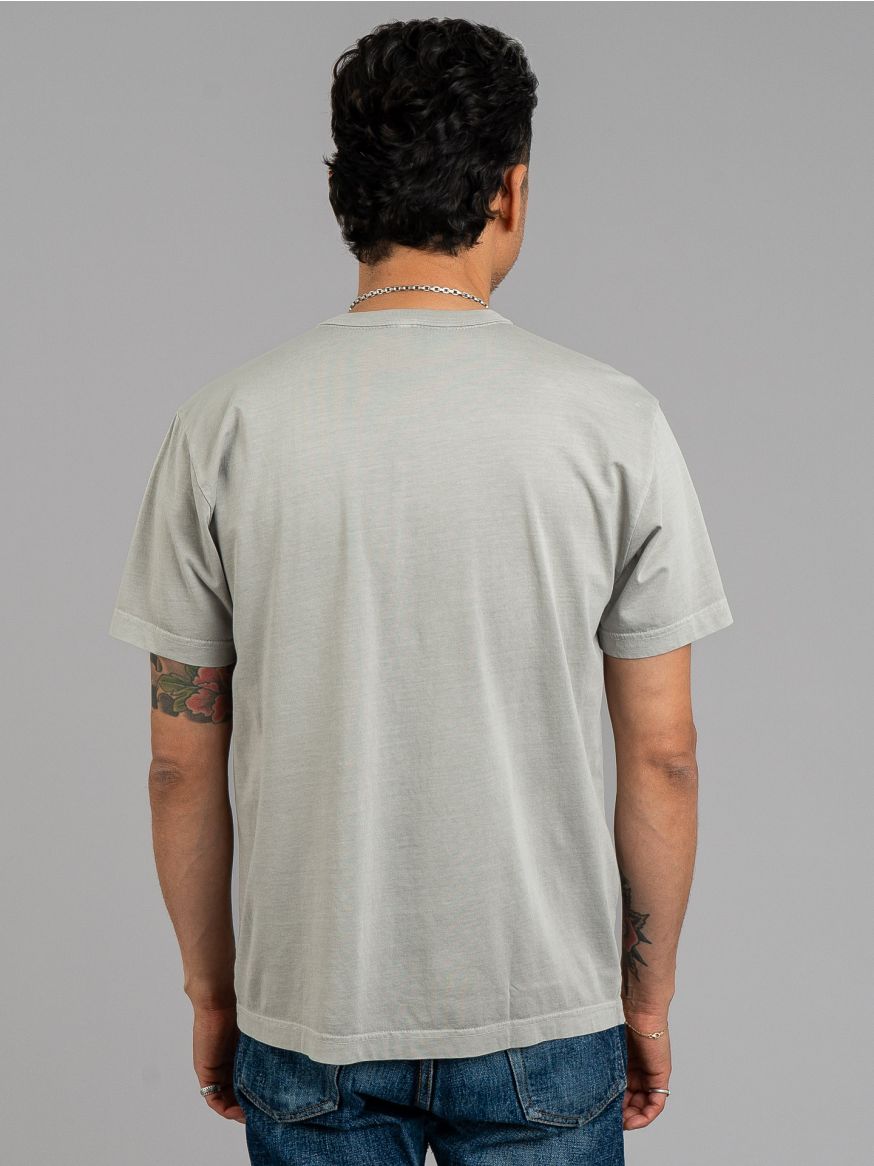 3sixteen Garment Dyed Pima T Shirt - Smoke