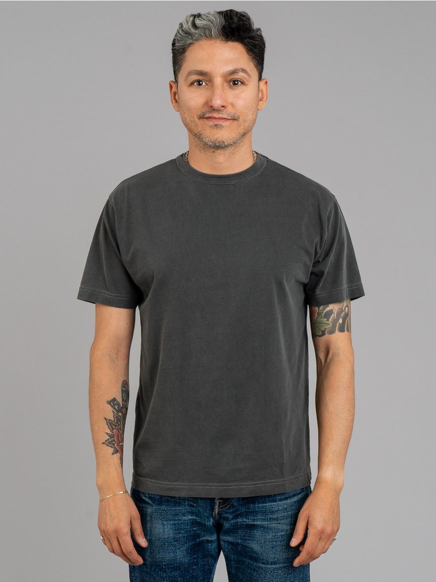 3sixteen Garment Dyed Pima T Shirt - Ash