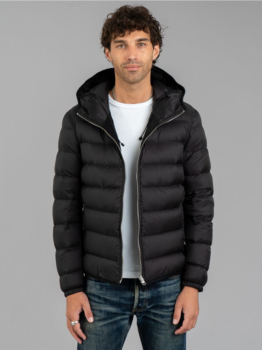 Ten c Hooded Down Liner Jacket - Anthracite Grey