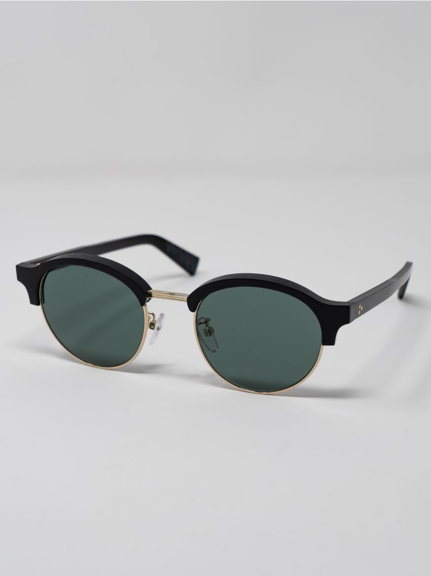 3sixteen Brow Line Sunglasses - Black & Green