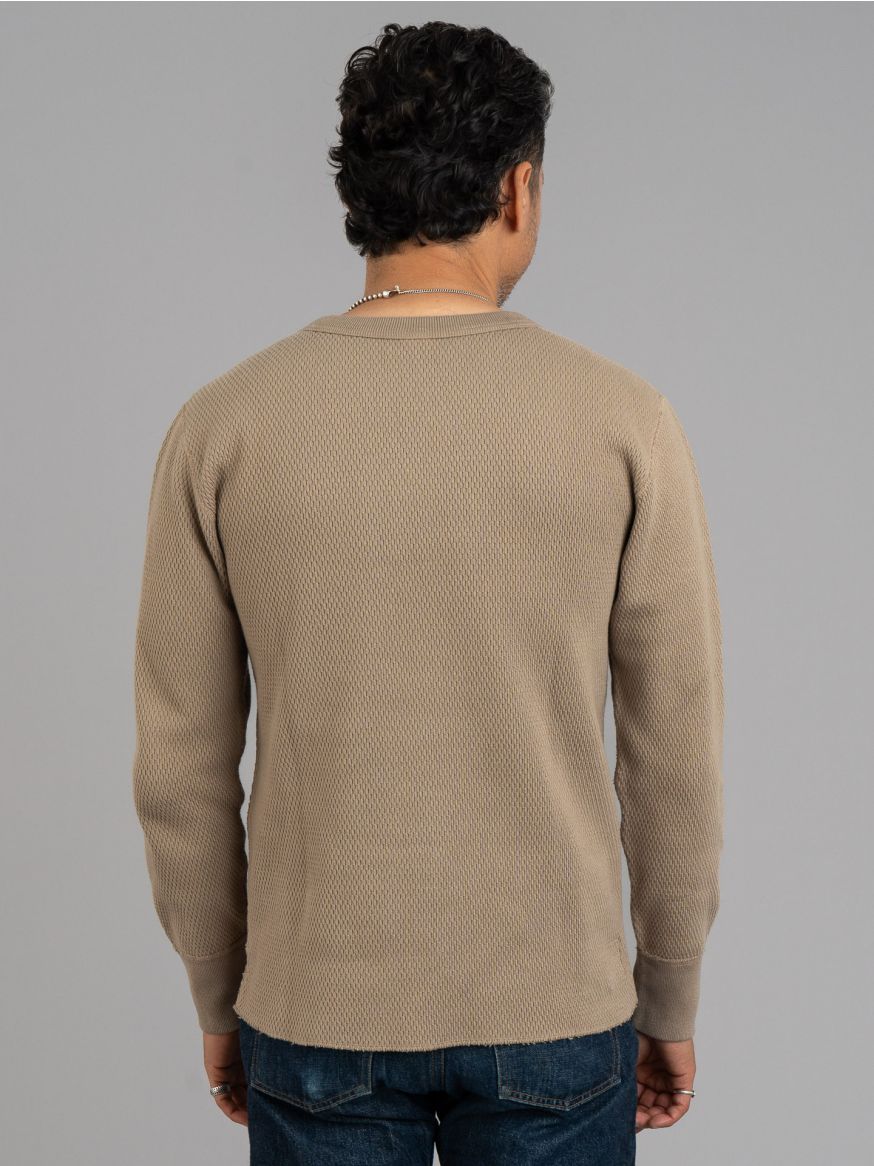 UES Double Honeycomb Thermal Long Sleeve - Beige