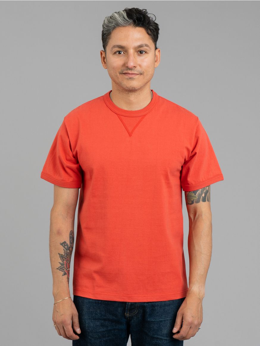 The Real McCoy’s Gusset Tee - Scarlet